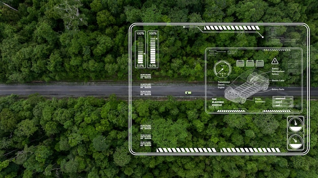 A detailed view of a self-driving car's sensor suite, showcasing LiDAR, radar, and camera systems, highlighting the technology's ability to perceive and interpret the environment.