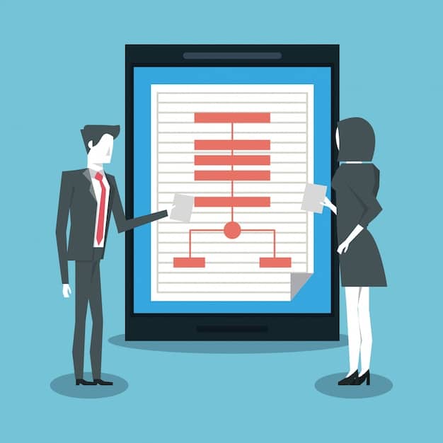 A graphic showing a split screen: on one side, a traditional, lengthy government form; on the other, a simplified, AI-driven interface that requires minimal user input and provides instant feedback. Underneath, include a caption of: 