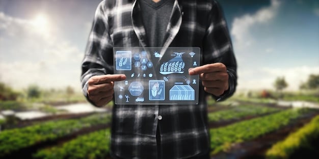 A montage showing AI applications across various fields: medical imaging analysis, climate change modeling, precision agriculture, and personalized education, showcasing the broad impact of the NAIRR.