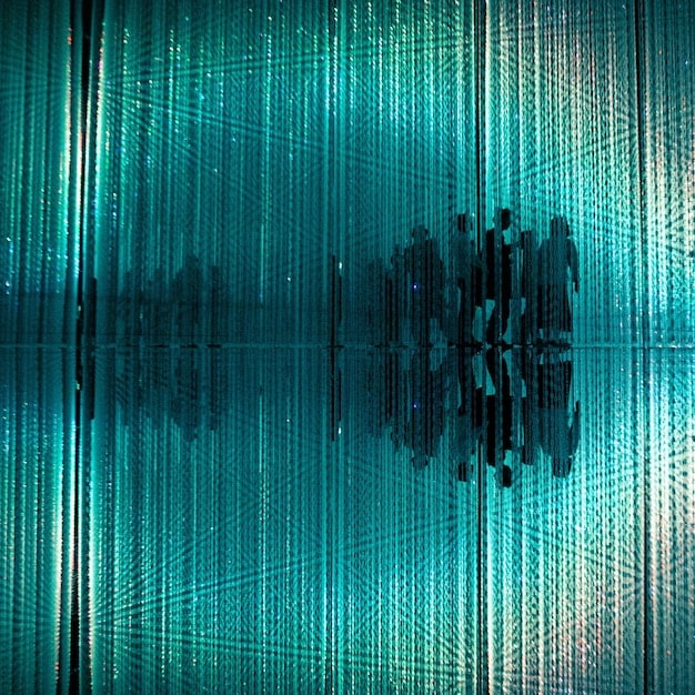 A conceptual, slightly abstract image representing data privacy. It features overlapping layers of digital information, symbolized by binary code and interconnected nodes, partially obscured by a frosted glass effect. A faint padlock icon is embedded within the data layers to reinforce the theme of security.