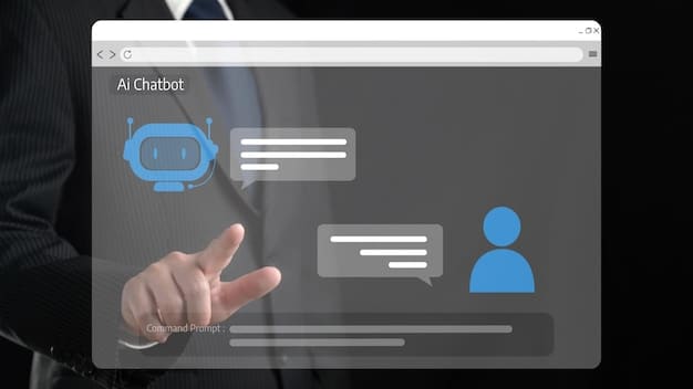 A close-up of a computer screen displaying an AI-powered chatbot interface. The chatbot assists a customer with a specific inquiry, showcasing a seamless and user-friendly interaction.