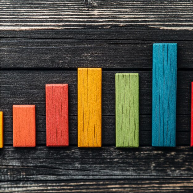 A graph comparing inventory levels before and after implementing AI. The 